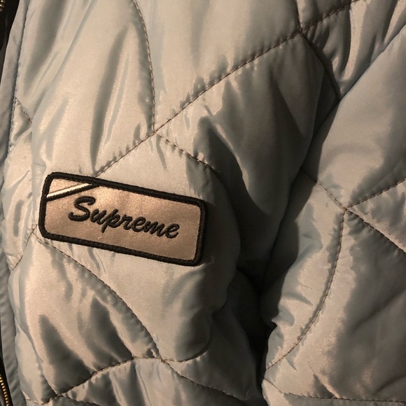 Supreme Spider Web Quilted Work Jacket - Picture 3 of 7